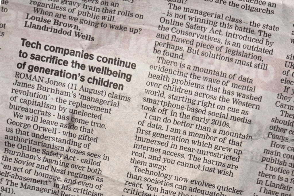 Social media companies trade child wellbeing for&nbsp;profit